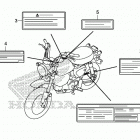 Z125MA AC Лейбл предостережения