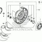 VT750CS Заднее колесо 2