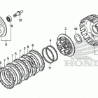CB300R Сцепление