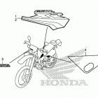 XR650L AC Наклейки