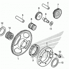 XR650L AC Муфта стартера