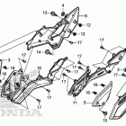 GROM125 Боковые обтекатели
