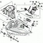GROM125 Топливный бак