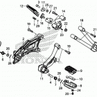 CMX500 A Подножки