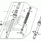 CRF50F Передние аммортизаторы