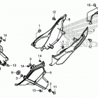 CB300R Боковые обтекатели