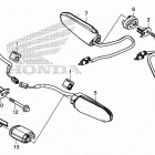 CB300R Задний фонарь