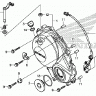 CBR600RA Крышка картера правая
