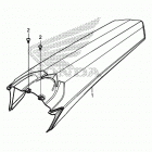 CRF450L Задний бампер