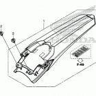 CRF250RX AC Задний бампер
