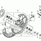 CRF150R Переднее колесо