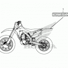CRF450RX Наклейки 1