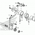 CRF50F Вилка переключения передач