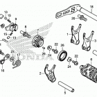 CRF450X Вилка переключения передач