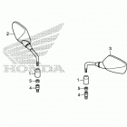 CB300R Зеркало