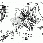 GL1800D Задний кожух картера