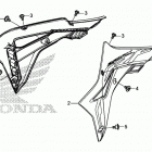 CRF250RX AC Radiator shroud (2)