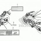 CB300R Лейбл предостережения