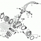 VT1300CX Intake manifold@injector