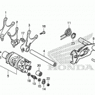 XR650L AC Вилка переключения передач