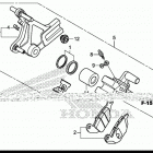 Z125MA AC Задний суппорт