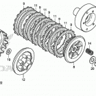 Z125MA AC Сцепление