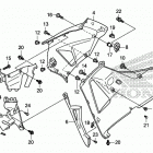 CBR600RA Middle cowl@lower cowl