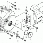 Z125MA AC Крышка картера левая