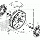 CB1000RA AC Переднее колесо