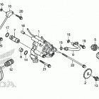 VT1300CX Масляный насос и фильтр