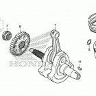 CB300R Коленчатый вал и поршни