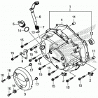 Z125MA AC Крышка картера правая