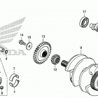 CMX500 A Коленчатый вал и поршни