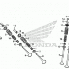 CB300R Распределительный вал и клапана