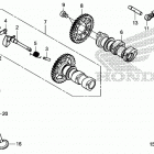 CRF250RX AC Распределительный вал и клапана