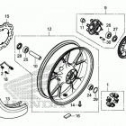 CB300R Переднее колесо