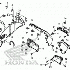 GL1800D Задний бампер