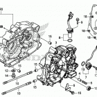GROM125 Картер двигателя