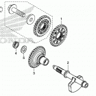CRF450X Валансирный вал