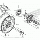 CBR600RA Переднее колесо