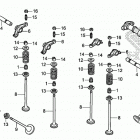 VT1300CX Распределительный вал и клапана
