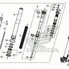 CRF450L Передняя вилка