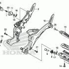 GROM125 Подножки
