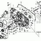 CRF1000D2 Крышка картера правая