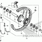 CRF450X Переднее колесо