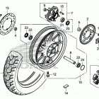 CMX500 A Переднее колесо