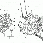CRF230F Картер двигателя