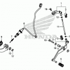 CMX500 A Педали