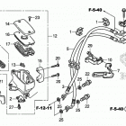 VT750CS Front brake master