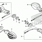 CBR600RA Задний фонарь